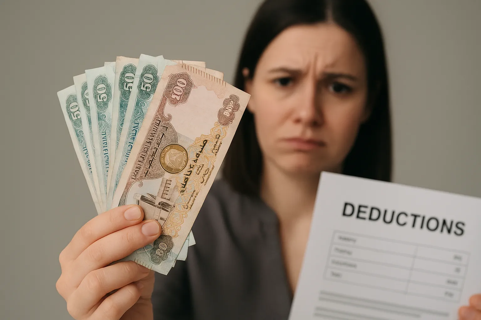 Are salary deductions legal in the UAE