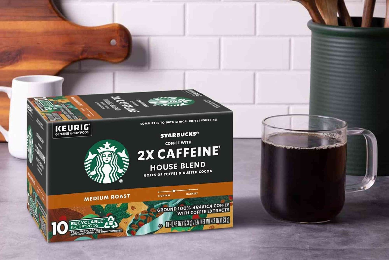 Starbucks 22-Count Keurig Half Caff Medium Roast K-Cups