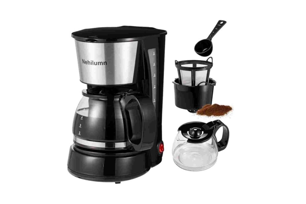 Gourmia 5 Cup Programmable Drip Coffee Maker With Brew Later