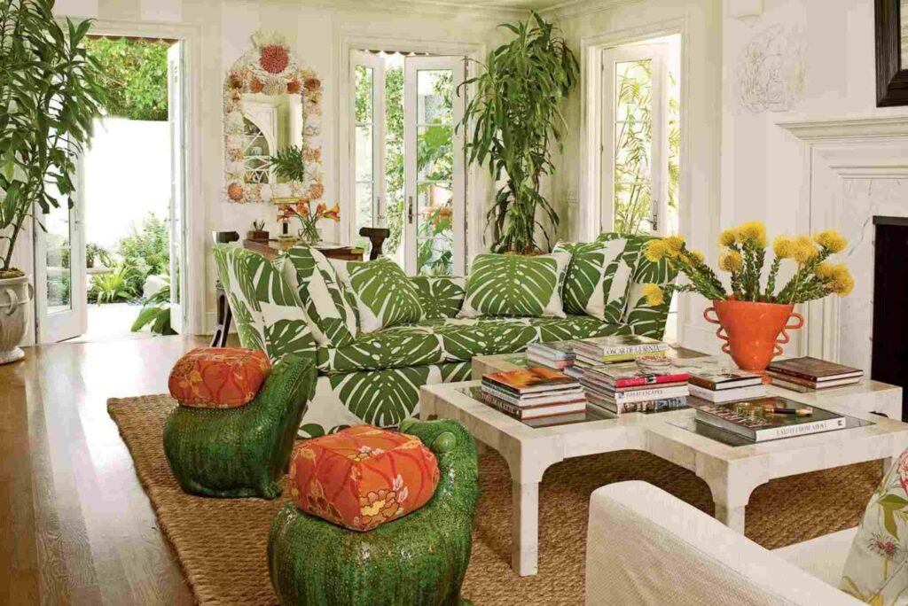 Practical Tips 1989s Tropical Living Room